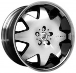 Цвет black / machined / chrome lip /K Цвет black / machined / chrome lip /K