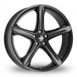 AEZ Yacht dark 7.5x17 5/112 DIA 70.1 Black