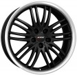 Alutec BlackSun 8.5x19 5/112 DIA 70.1 racing black lip polished
