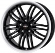 Alutec BlackSun 8.5x18 5/120 DIA 72.6 racing-black lip polished