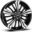 Alutec Ecstasy 8x18 5/112 DIA 70.1 diamond black - front polished