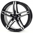 Alutec Poison 8x18 5/114.3 DIA 70.1 diamond black - front polished