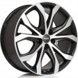 Alutec W10 8x18 5/112 DIA 66.6 racing black front polished