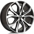 Alutec W10X 8.5x19 5/130 DIA 71.6 racing black front polished