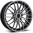 Borbet CW4/5 8x18 5/108 DIA 72.6 schwarz poliert matt