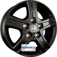 Borbet CWD 6x15 5/118 DIA 71.1 Black glossy
