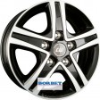 Borbet CWD 6x16 5/130 DIA 78.1 black polished glossy