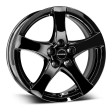 Borbet F 7x17 5/108 DIA 72.6 Black glossy