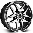 Borbet XB 7x17 5/112 DIA 57.1 Schwarz polished