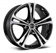 Borbet XL 7.5x17 5/108 DIA 72.6 black polished