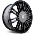 Harp Y-677 8.5x19 5/114.3 DIA 72.6 gloss black