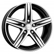 K&K Андорра 7.5x18 5/112 DIA 57.1 алмаз черный