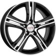 K&K Борелли 6.5x16 5/108 DIA 63.3 алмаз черный