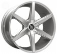 Lexani R6 7.5x17 5/114.3 DIA 73 silver / machined /K