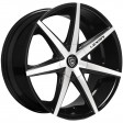 Lexani R7 8.5x19 5/112 DIA 74.1 black / machined /K