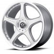 Lorenzo WL28 8.5x21 5/114.3 DIA 72.6 silver /K