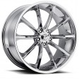 Lorenzo WL32 9.5x20 5/115 DIA 72.6 chrome /K
