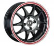 LS Wheels 152 6.5x15 5/114.3 DIA 73.1 BKCRL