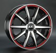 LS Wheels 221 6.5x15 5/105 DIA 56.6 BKFRL
