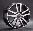 LS Wheels NG450 6x15 5/112 DIA 57.1 BKF