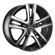 MAK Aria 6.5x16 5/118 DIA 71.1 gun metallic mirror