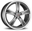 MAK Chrono 8.5x19 5/114.3 DIA 76 gun metallic mirror face