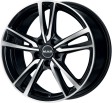 MAK Icona 7.5x17 5/114.3 DIA 76 black mirror
