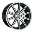 Replica Mercedes MR120 10x21 5/112 DIA 66.6 BKF