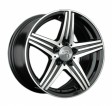 Replica Mercedes MR121 7x16 5/112 DIA 66.6 BKF