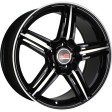 Replica Mercedes MR521 8x17 5/112 DIA 66.6 BKF