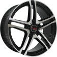 Replica Mercedes MR523 10x21 5/112 DIA 66.6 BKF