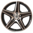 Replica Mercedes W758 Capri 8x18 5/112 DIA 66.6 anthracite polished