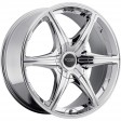 MHT Foose Speed 8.5x19 5/114.3 DIA 72.6 chrome /K