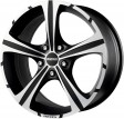 Momo Black Knight (REDS) 7x16 4/108 DIA 65.1 matt black polished