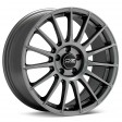 OZ Racing Superturismo Dakar 8.5x20 5/114.3 DIA 79 matt graphite silver lettering