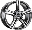 OZ Racing X5B 7x16 5/114.3 DIA 75 matt graphite diamond cut