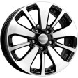 Replica Peugeot КС688 6.5x16 5/114.3 DIA 67.1 алмаз черный