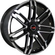 Replica Porsche PR505 9.5x20 5/130 DIA 71.6 BKF