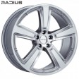 Radius RS015 8x18 5/120 DIA 72.6 shiny silver naked