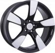 Acacia WSP Italy Audi (W568 Vittoria) 8.5x19 5/112 DIA 57.1 glossy black polished