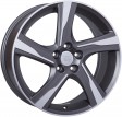 Acacia WSP Italy Volvo (W1258 Napoli) 7.5x18 5/108 DIA 67.1 matt gun metal polished