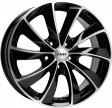 Rial Lugano 7.5x17 5/100 DIA 63.3 diamond black front polished