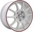 TGRacing TGR001 6x15 5/114.3 DIA 67.1 white red ring