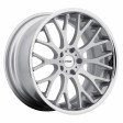 TSW Amaroo 8x19 5/114.3 DIA 76 silver brushed face chrome lip