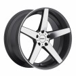 TSW Sochi 8x19 5/114.3 DIA 76 gunmetal mirror cut face lip