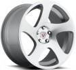 Vissol F-006 8.5x19 5/108 DIA 72.6 silver polished