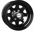 DOTZ DAKAR dark 7x15 5/139.7 DIA 110.5 Black