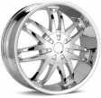 HELO HE868 9.5x24 6/139.7 DIA 78.1 black / machined /K
