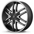 KMC KM678 9.5x24 6/139.7 DIA 106.2 chrome /K