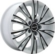 TGRacing LZ748 6x15 5/105 DIA 56.6 white+black